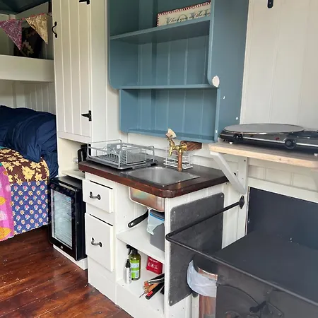Wicklow Wild Glamping Shepherds Huts At Greenan Maze Kamp alanı